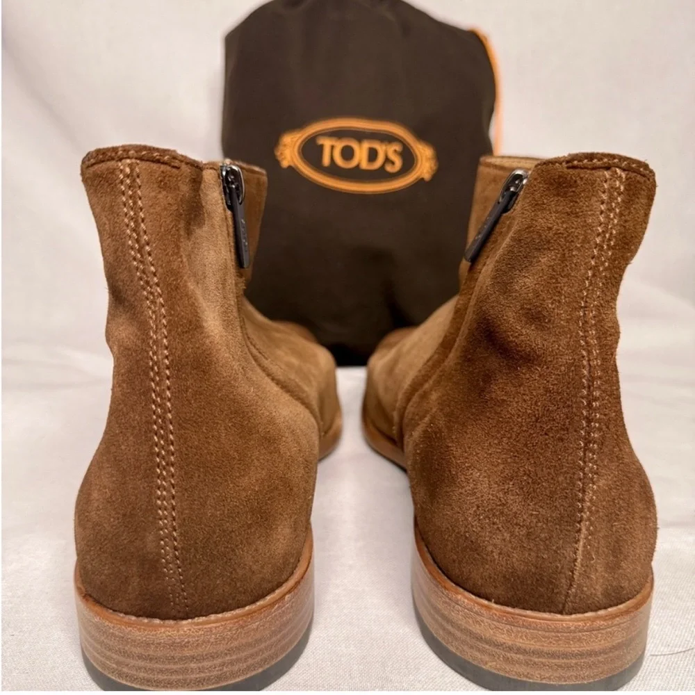 Tod's Brown Suede Men's Boots - Picture 7 of 8
